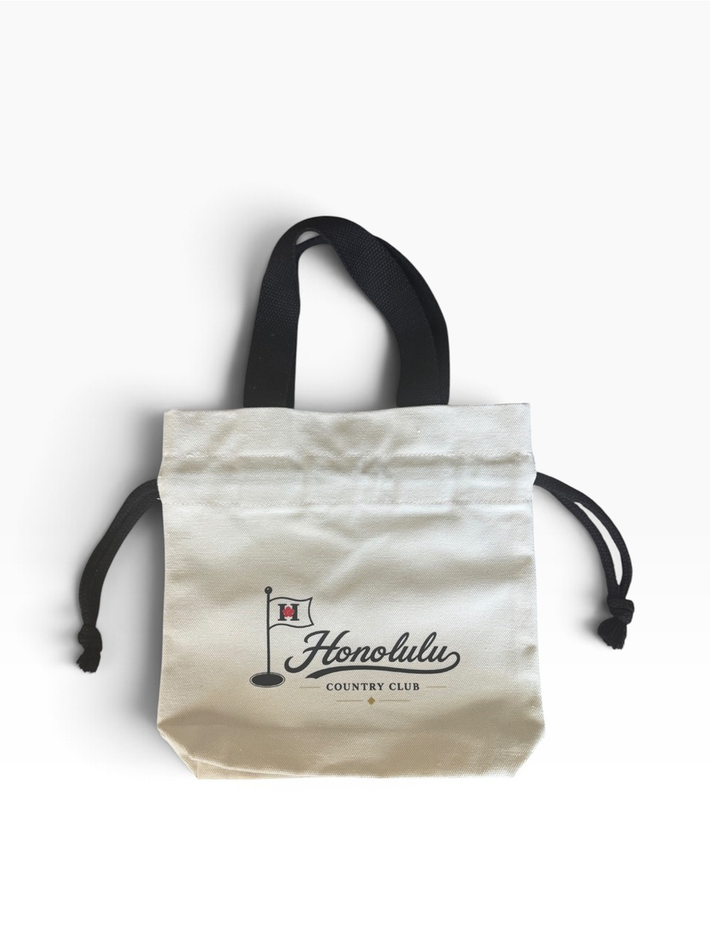 Golf Canvas Bucket Bag with Drawstring - Exclusive to Honolulu Country Club